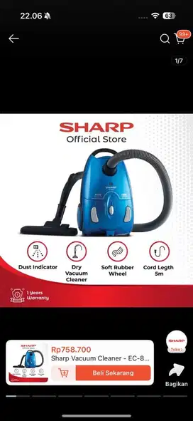 Vacuum cleaner Sharp