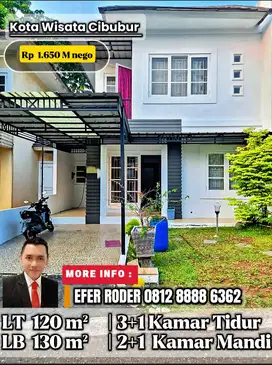 Rumah dijual cepat bangunan minimalis