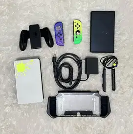 Nintendo Switch Oled Edisi Splatoon 3 OFW & C(F)W (2bot) 256Gb