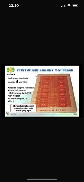 matras kesehatan merk tiensi 95persen bagus like new