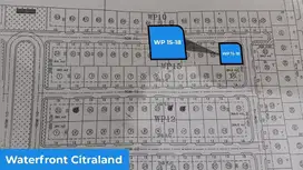 13.5JT/M2! DIJUAL KAVLING TANAH CITRALAND WATERFRONT HOOK SIAP BANGUN