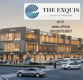 THE EXQUIS RUKO HADAP JALAN DI BARAT BSD CITY! DIAPIT CLUSTER TERMEWAH
