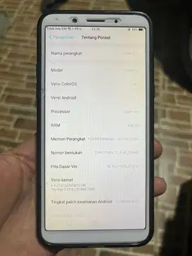 jual cepat Oppo F5 3/32