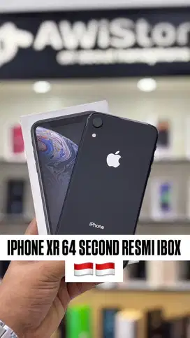 IPHONE XR 64 SECOND RESMI IBOX
