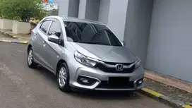 [ LOW KM ] Honda Brio Satya E 1.2 CVT AT Facelift Silver NIK 2019/2020