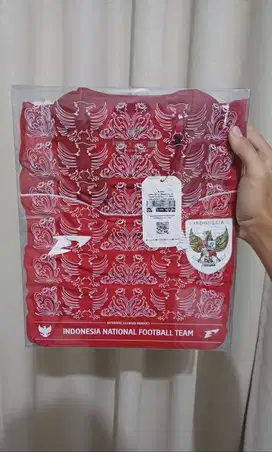 Erspo Timnas 2025 Jersey Player Issue Home SS Men Red White (X-LARGE)