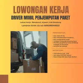 Driver Mobil penjemputan paket