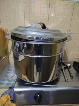 Panci Mie 3 Lubang Stainless+ Saringan