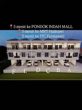 JUAL RUMAH TERMURAH DI HAJI NAWI CIPETE JAKARTA SELATAN