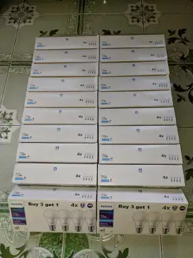 LAMPU LED PHILIPS 9 DAN 11 WATT TOTAL 20 PACK = 80 BIJI