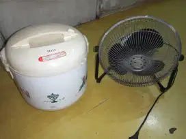 Magic com 1,8L + kipas angin duduk 2brg Rp.150rb net
