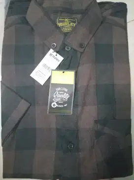 Kemeja Hurley Flanel Ukuran M