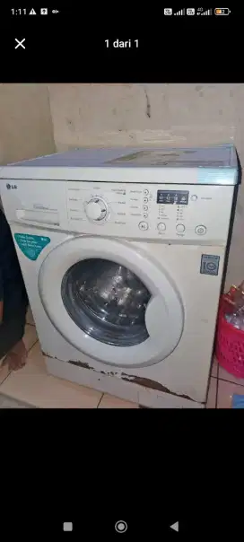 Jual mesin cuci front loading LG inverter