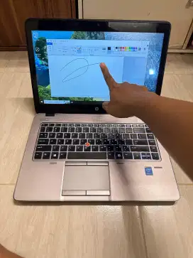 Laptop HP layar sentuh core i5 gen5 ram 8gb ssd 256gb