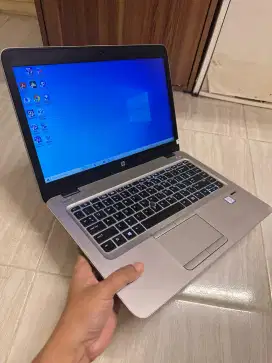 Laptop hp slim core i5 gen6 ram 8gb ssd 256gb key backlight