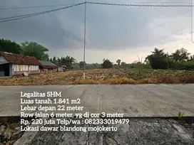 Tanah nol jalan desa dawar mojokerto