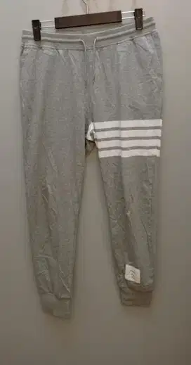 THOM BROWNIAN GREY JOGER PANTS