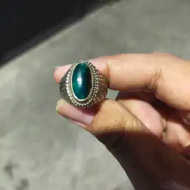 Cincin batu akik natural koleksi pribadi size kantoran 7/8 siap pakai