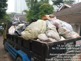 Jasa buang puing sampah proyek