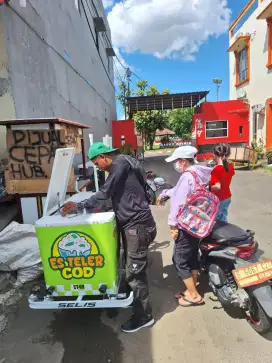 jualan es teller cod keliling