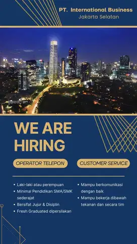 Lowongan Pekerjaan