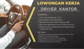 Dibutuhkan segera 3 orang untuk posisi sebagai driver kantor