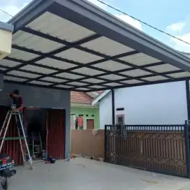 Bengkel las Lampung tralis kanopi pintu pagar gerbang tangga