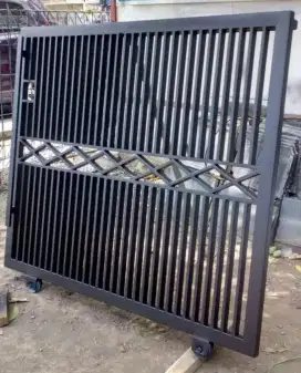 Bengkel las Lampung tralis kanopi pintu pagar gerbang tangga