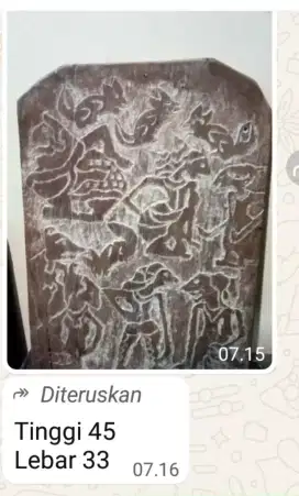 Tempat keris/blawong berkarakter
