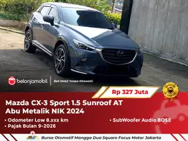 [ LOW KM 8RB ] Mazda CX-3 CX3 CX 3 Sport 1.5 AT Abu Metalik 2024/2025