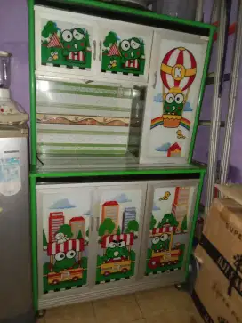 Rak piring 3pintu keramik