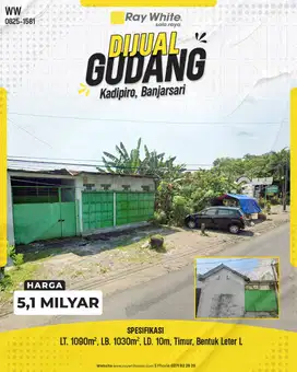 GUDANG BANJARSARI SIAP PAKAI