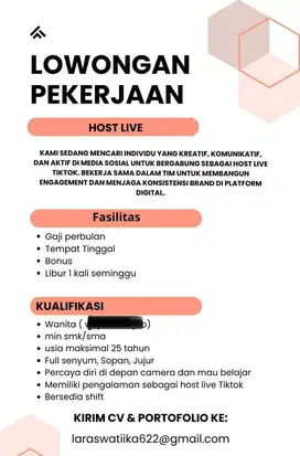Host live tiktok