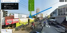 Tanah kontrak strategis Lahan sewa 0 jalan ramai padat penduduj
