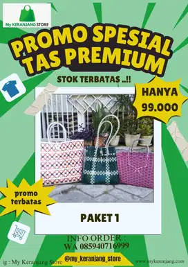 Promo Spesial Tas Premium PAket 1