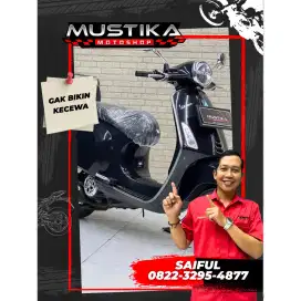 Odo 9rb Simpenan!!Vespa Primavera ABS 2021 Black Plat Jatim-Mustika