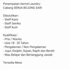 LOKER LAUNDRY CREW