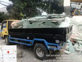 Jasa buang puing sampah rumah tangga