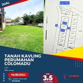 Tanah Kavling Perumahan Colomadu