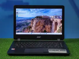 JUAL MURAH LAPTOP ACER ASPIRE 3 AMD A4 RAM 8 GB SSD 256 GB MULUS