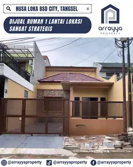 DIJUAL RUMAH BARU DI NUSA LOKA BSD CITY 'ARB100