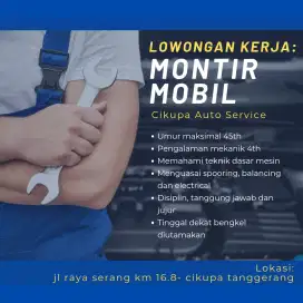 Lowongan Kerja Montir Mobil