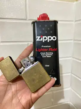 Korek zippo + Minyak isi ulang zippo