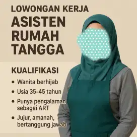 Lowongan Kerja Asisten Rumah Tangga