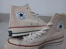(Preloved) Sepatu Converse Chuck Taylor Cream Original asli 100%