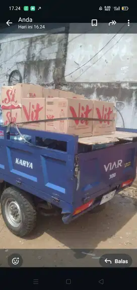 Saya ada berpengalaman sebagai Driver VIAR Roda 3