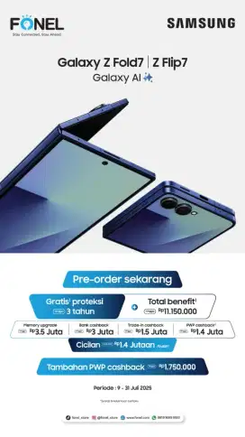 PRE ORDER GALAXY FOLD 7 FREE UPGRADE MEMORI