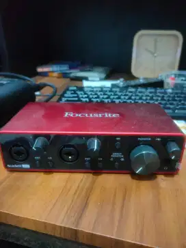 Soundcard focusrite 2i2 gen 3