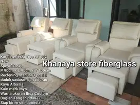 Kursi refleksi Rf02 new,kursi pijat reclening warna cream/sofa reflexy