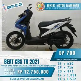 Terima tuker tambah dengan motor lama anda guys HONDA BEAT CBS TH 2021